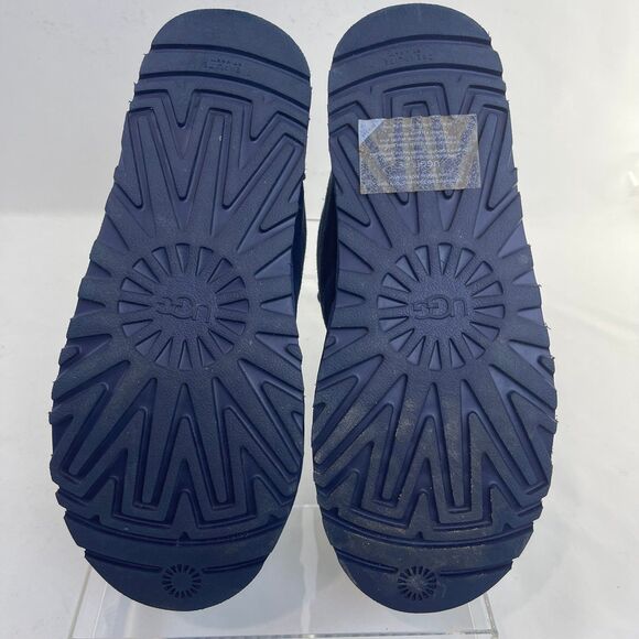 UGG Neumel New Navy Blue Suede Boots Mens Size 8 - Picture 9 of 12